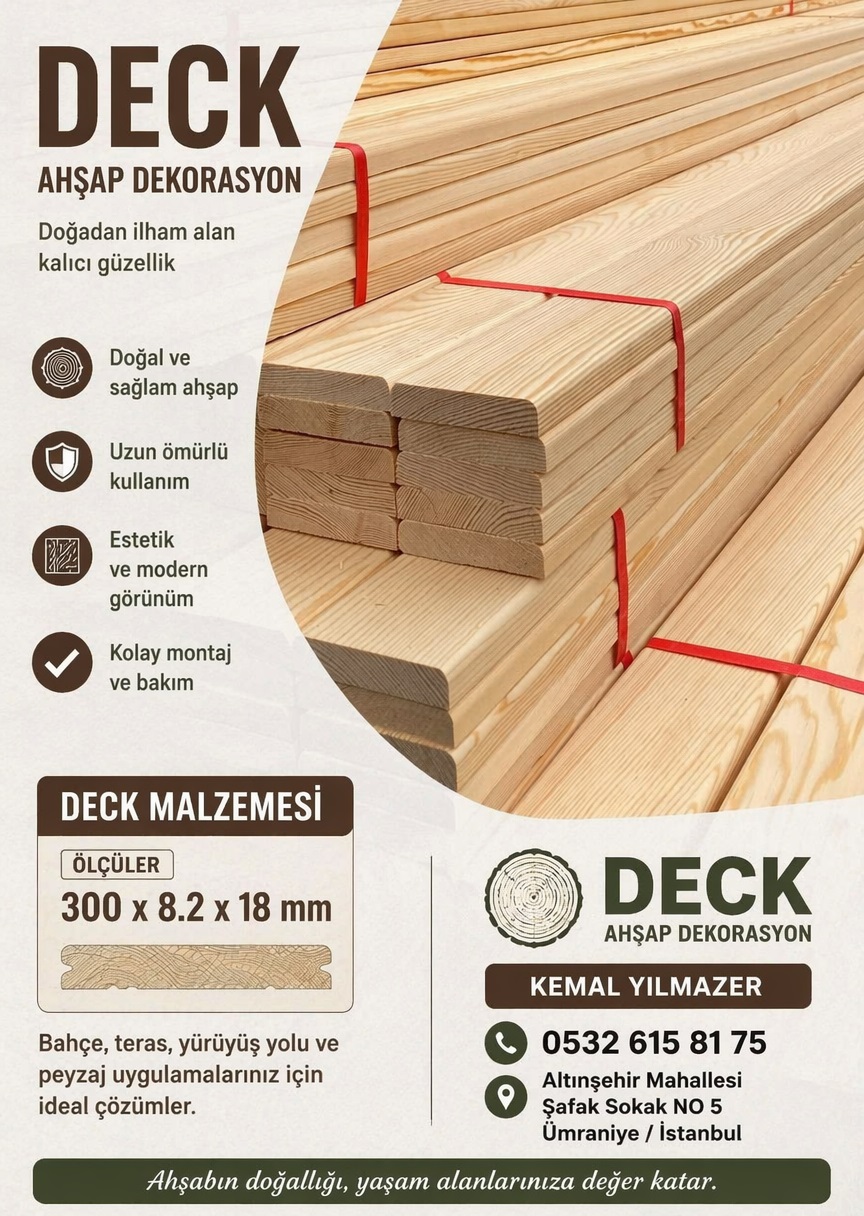deck zemin döşeme
