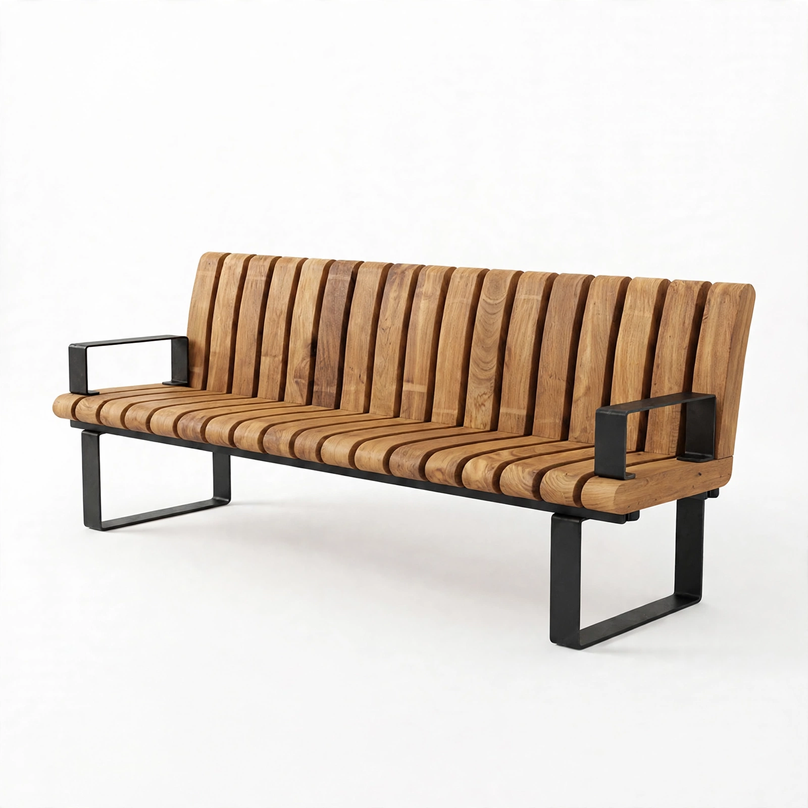 Minimalist Tasarım Ahşap Bank | Utah